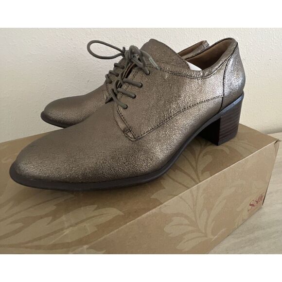 Sofft SF0008990 Sz 8.5M Metallic Copper Oxford Bootie Patience $180 - Picture 2 of 12